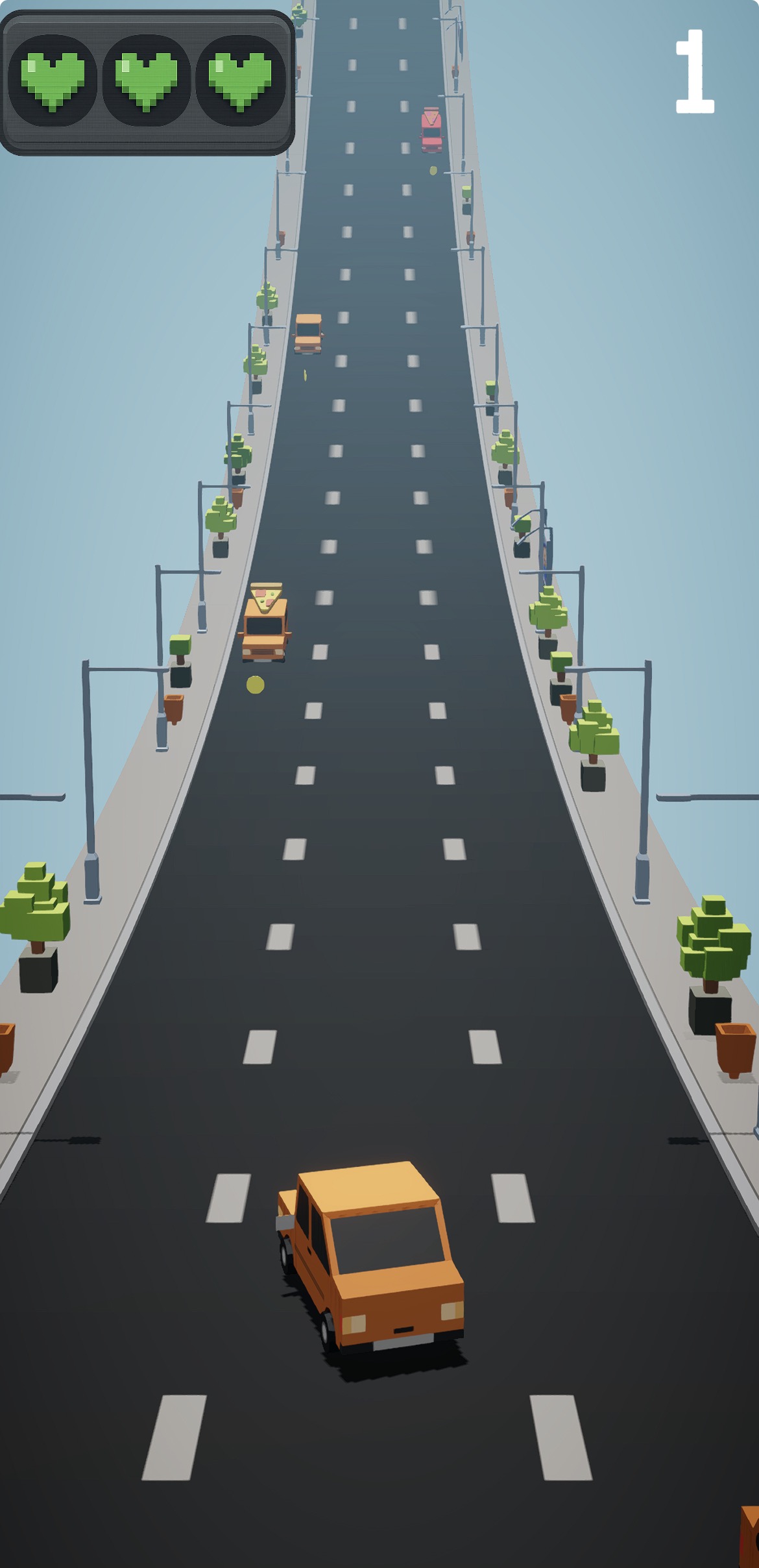 Pixel Traffic Rush — Gameplay